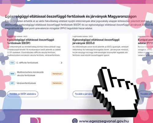 Nyilvánosan elérhetők az egészségügyi ellátással összefüggő fertőzések intézményi adatai